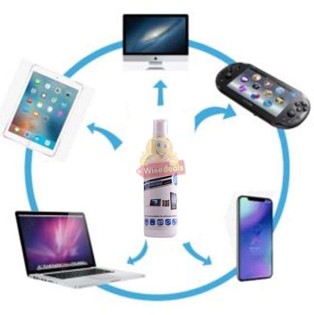 3 Piece LCD Screen Cleaning Kit for Phones, Tablets, Laptops, Computers, TVs etc.