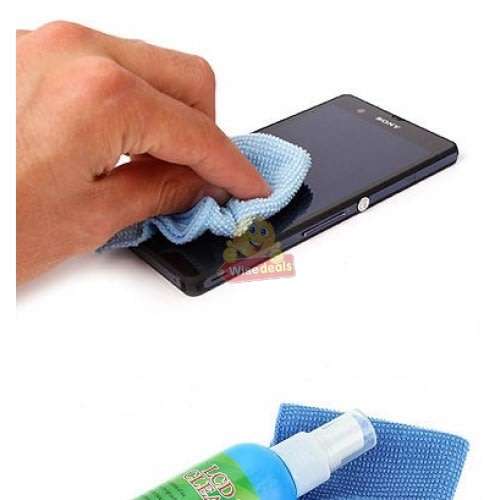 3 Piece LCD Screen Cleaning Kit for Phones, Tablets, Laptops, Computers, TVs etc.