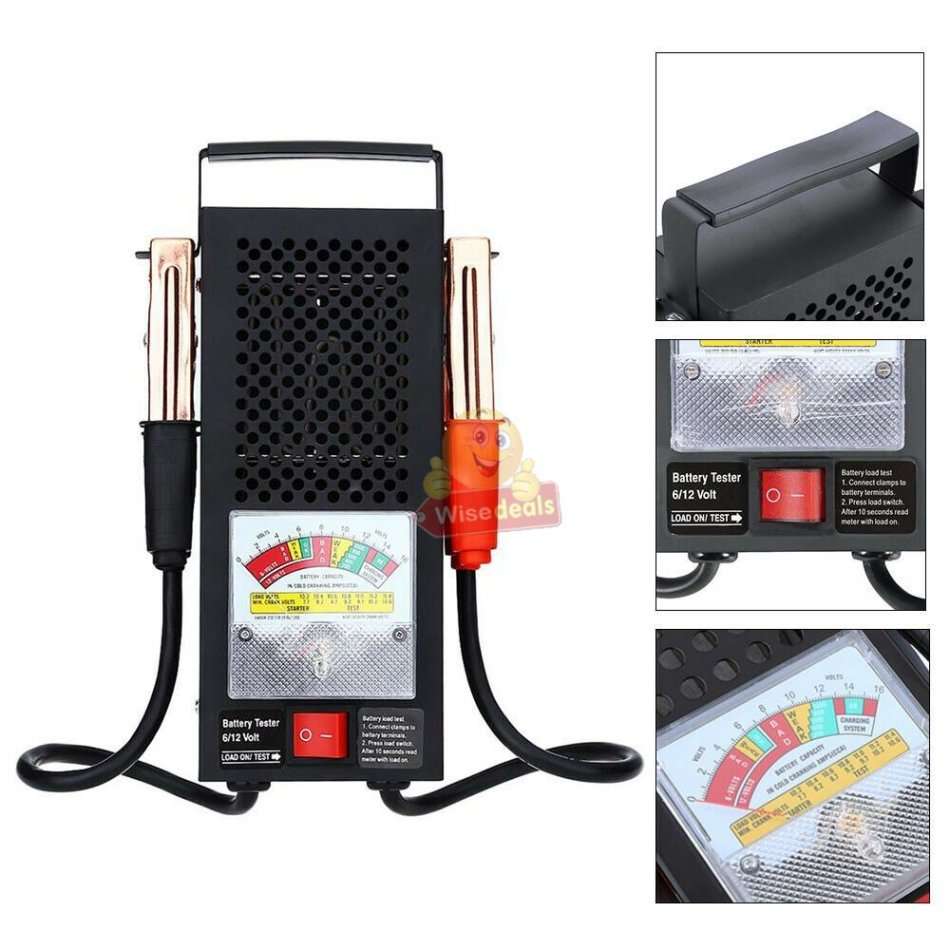 6V & 12V Battery Load Tester - Offers Complete Charging System Diagnosis