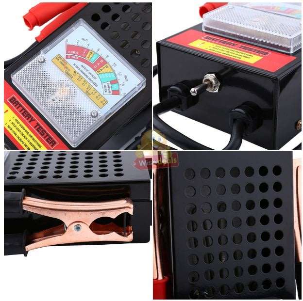 6V & 12V Battery Load Tester - Offers Complete Charging System Diagnosis