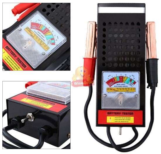 6V & 12V Battery Load Tester - Offers Complete Charging System Diagnosis