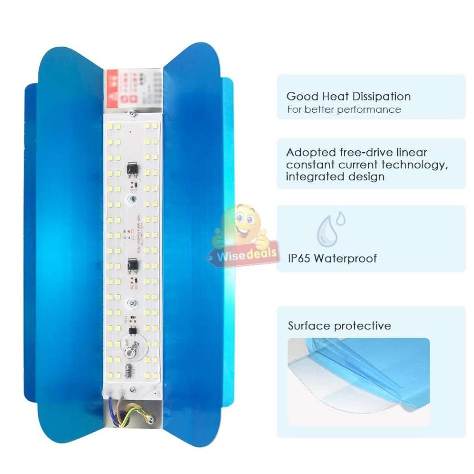 50W LED Lodine Tungsten Flood Light - Long Lifespan, High CRI, Energy Saving & Low Power Consumption