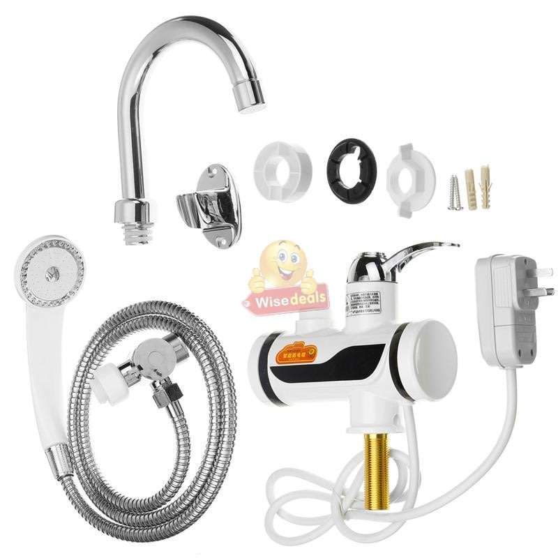 Electric Hot & Cold Water Shower Faucet,- Replace your Geyser & Save huge on Your Electricity Bill