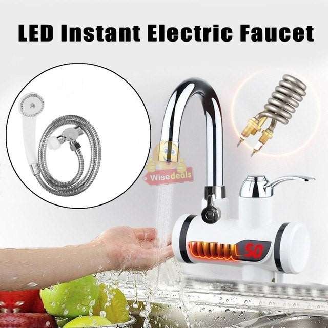 Electric Hot & Cold Water Shower Faucet,- Replace your Geyser & Save huge on Your Electricity Bill
