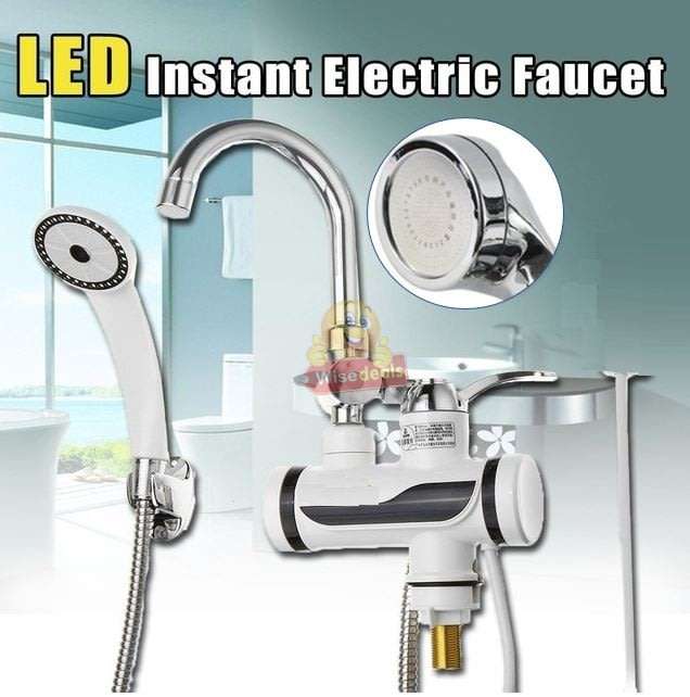 Electric Hot & Cold Water Shower Faucet,- Replace your Geyser & Save huge on Your Electricity Bill