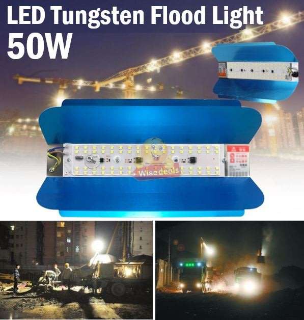 50W LED Lodine Tungsten Flood Light - Long Lifespan, High CRI, Energy Saving & Low Power Consumption
