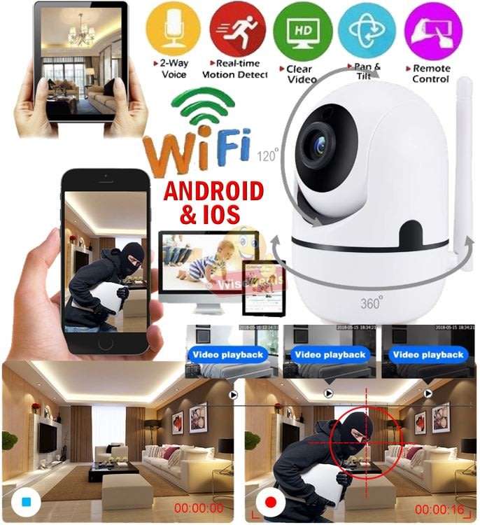 1080P WI-FI Night Vision IP Camera, Motion Detection, Two-way Communication and more