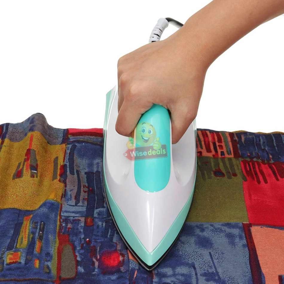 12V Non-Stick Electric Iron - Ideal For Camping or Power Outage