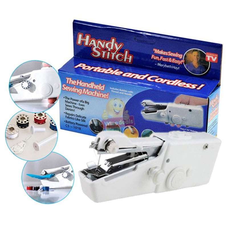 Portable Handy Stitch Electric Sewing Machine for Repairs On-the-Spot