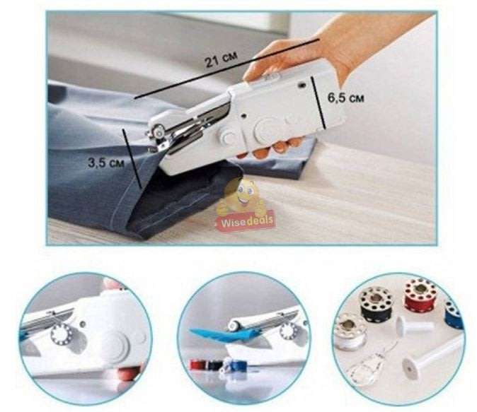 Portable Handy Stitch Electric Sewing Machine for Repairs On-the-Spot
