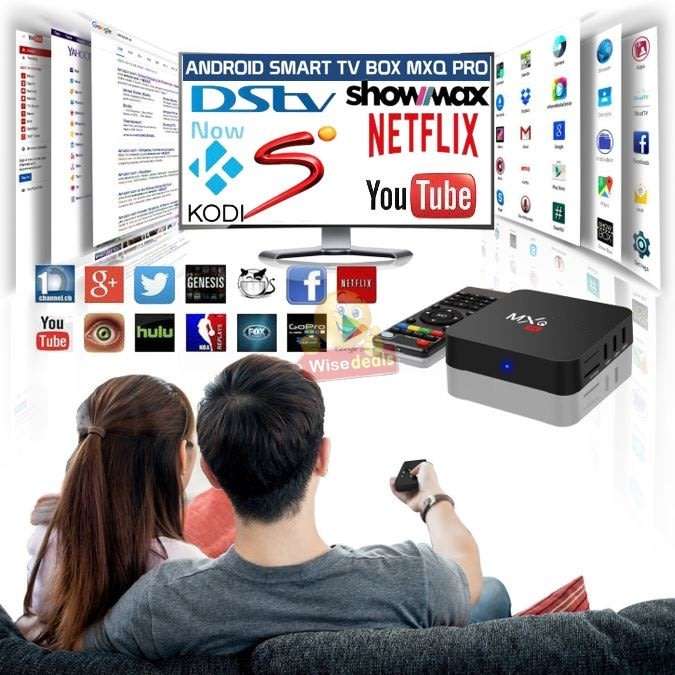MXQ-4K Android 7.1 Smart TV Box Already Pre-loaded 2GB RAM & 16GB Memory