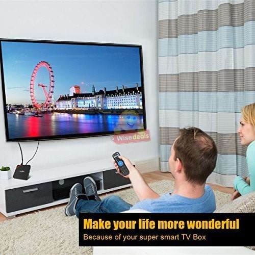 MXQ-4K Android 7.1 Smart TV Box Already Pre-loaded 2GB RAM & 16GB Memory