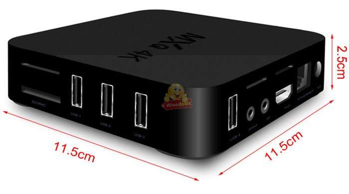 MXQ-4K Android 7.1 Smart TV Box Already Pre-loaded 2GB RAM & 16GB Memory