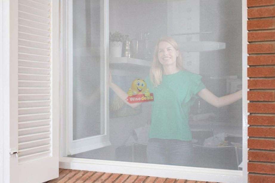 DIY Magnetic Mosquito & Insect Screening Net Kit 150 x 180cm, Easy to Install and to Remove