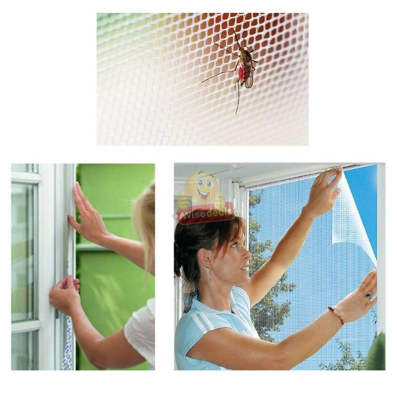 DIY Magnetic Mosquito & Insect Screening Net Kit 150 x 180cm, Easy to Install and to Remove