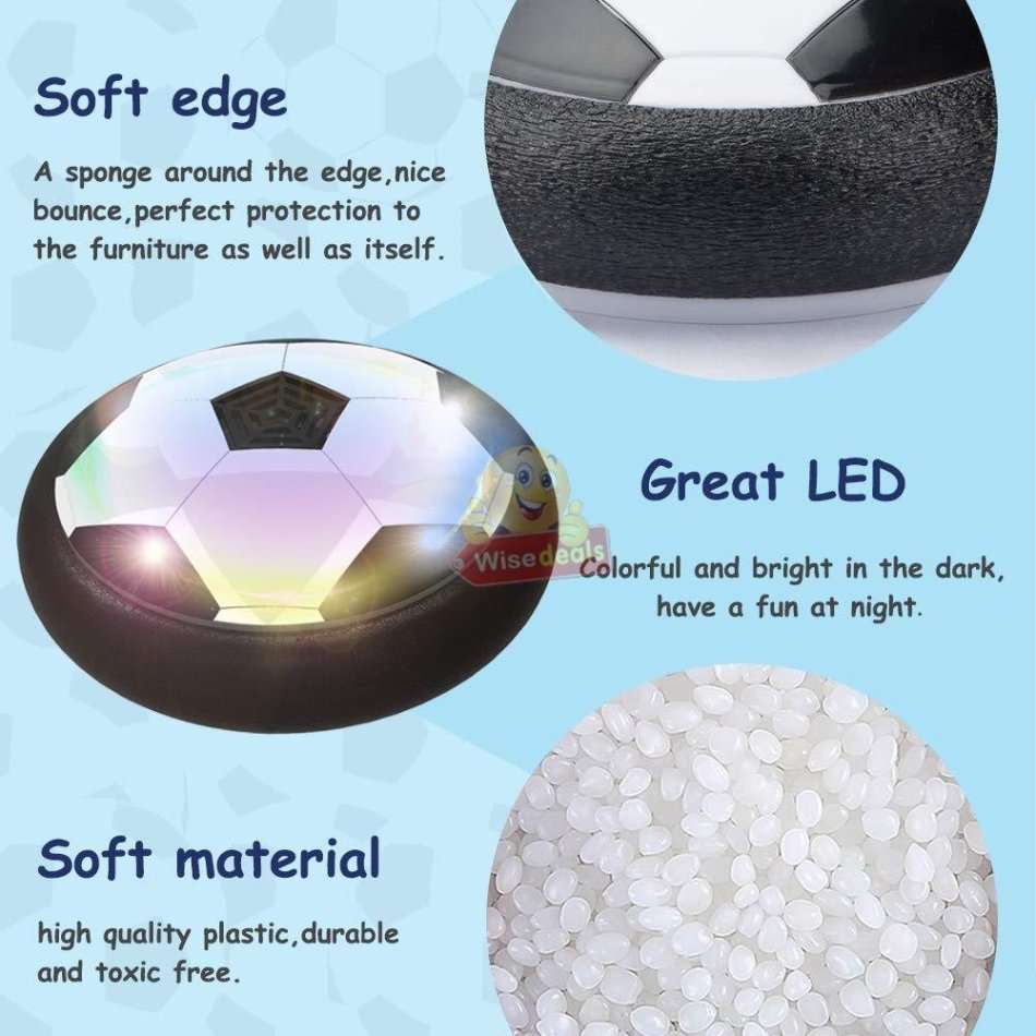 The Amazing Electric Air Suspension Football with Colourful LED Lights & Music