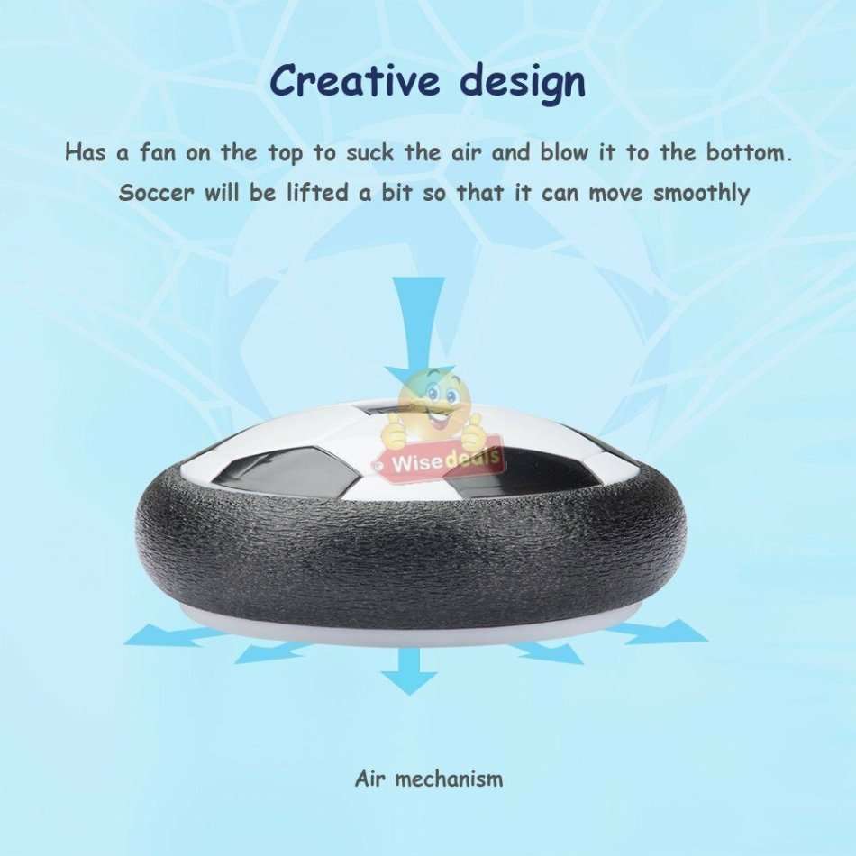 The Amazing Electric Air Suspension Football with Colourful LED Lights & Music