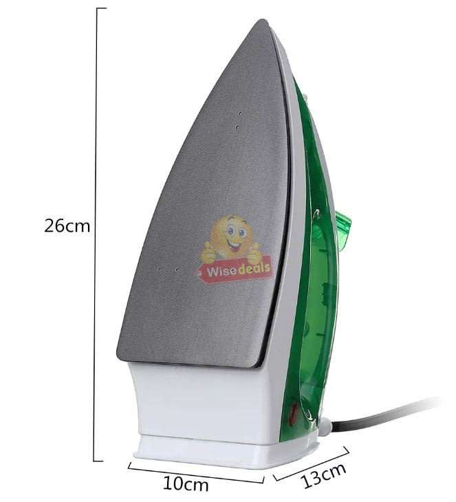 12V Non-Stick Electric STEAM IRON - Ideal For Camping or Power Outage