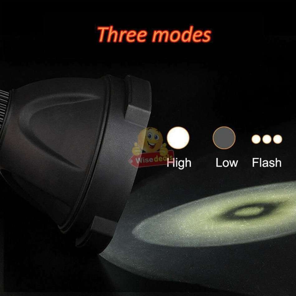 Super Far Distance 4000mAh LED Pistol Light, 3 Lighting Modes, USB Interface, Mobile Power Bank