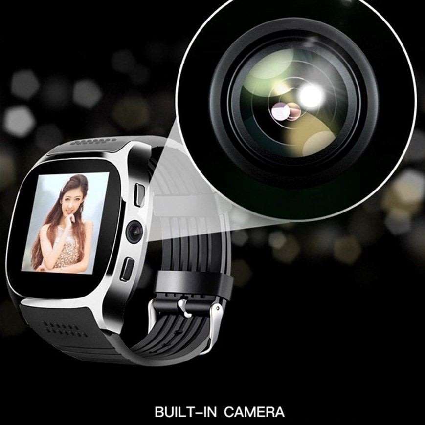 Military Quality Bluetooth Smart Watch with build-in Camera, Support SIM & SD Card, Pedometer & more