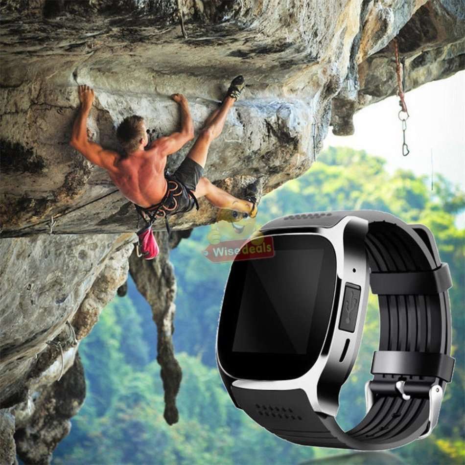 Military Quality Bluetooth Smart Watch with build-in Camera, Support SIM & SD Card, Pedometer & more