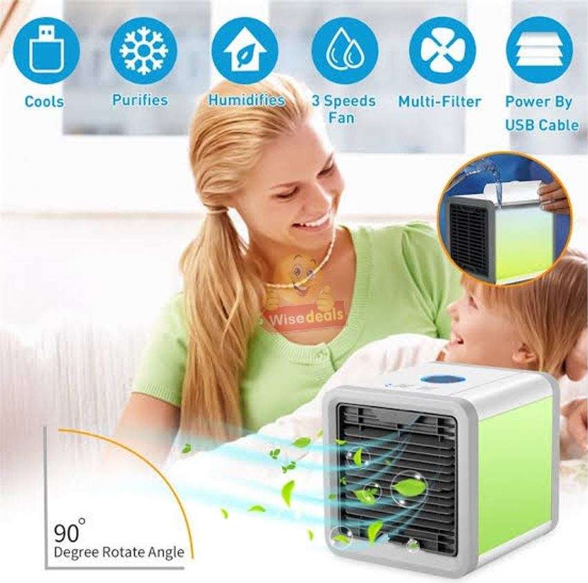 5-in-1 Artic Storm Ultra Air Cooler, Purifier, Humidifier & Different Colours of Lights