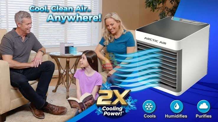 5-in-1 Artic Storm Ultra Air Cooler, Purifier, Humidifier & Different Colours of Lights