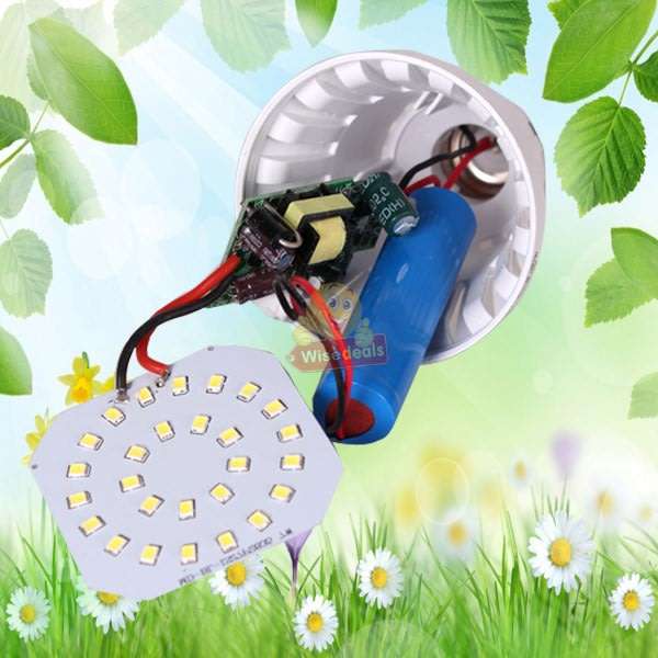 NEW Smart LED Bulb Light, Works on Power cuts, In Water, In your Hand, Regular AC, Emergency DC