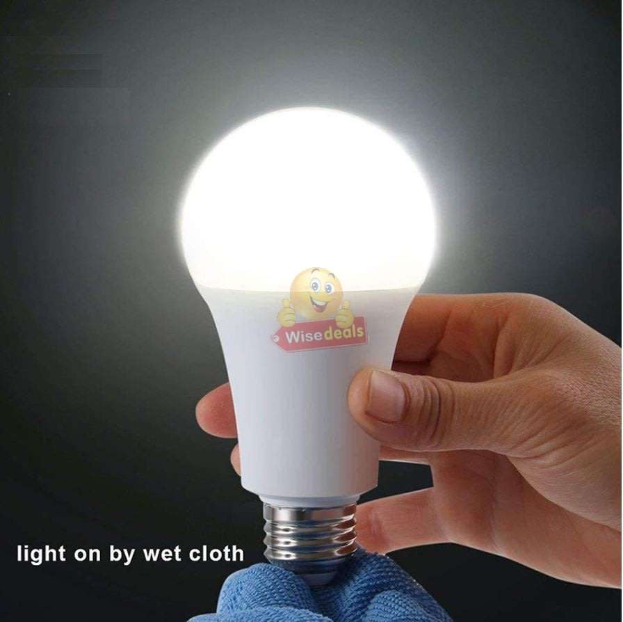 NEW Smart LED Bulb Light, Works on Power cuts, In Water, In your Hand, Regular AC, Emergency DC