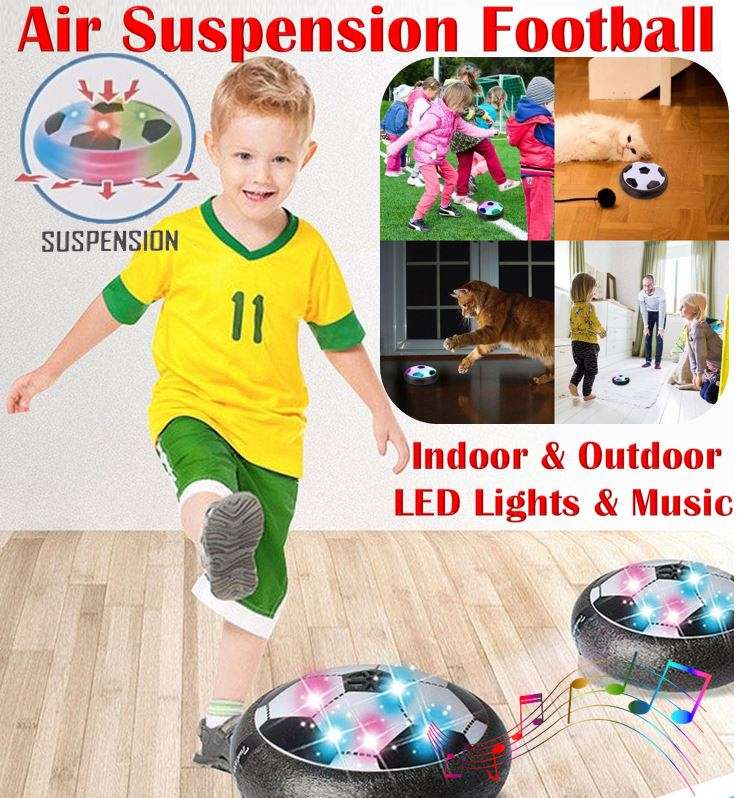The Amazing Electric Air Suspension Football with Colourful LED Lights & Music