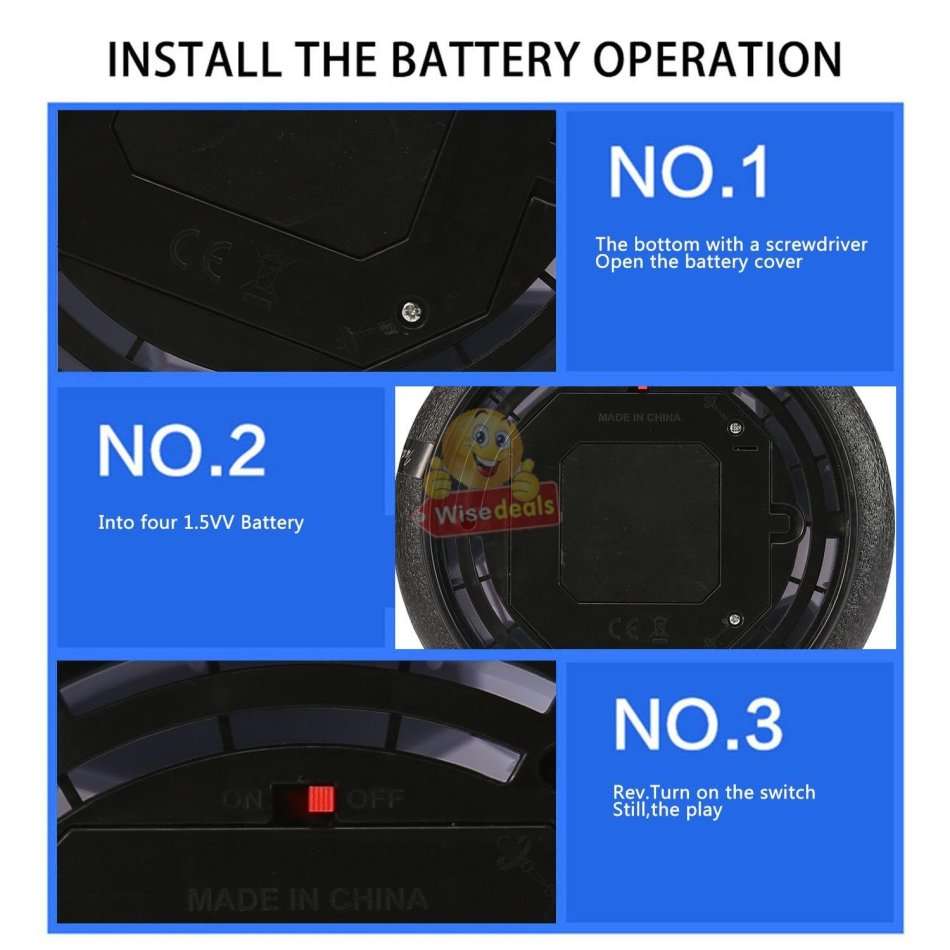 The Amazing Electric Air Suspension Football with Colourful LED Lights & Music