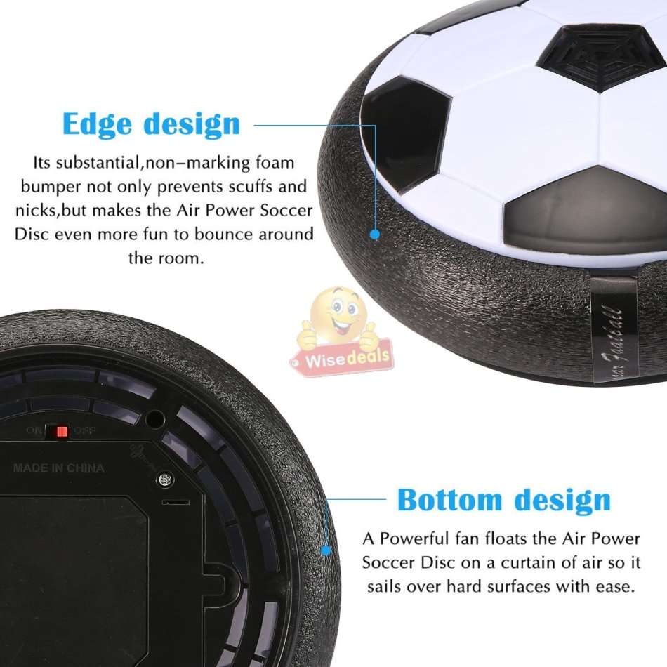 The Amazing Electric Air Suspension Football with Colourful LED Lights & Music