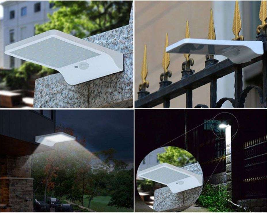 LED SOLAR Street Light, 20W, PIR, Motion Sensor, Waterproof with 3 Lighting Modes