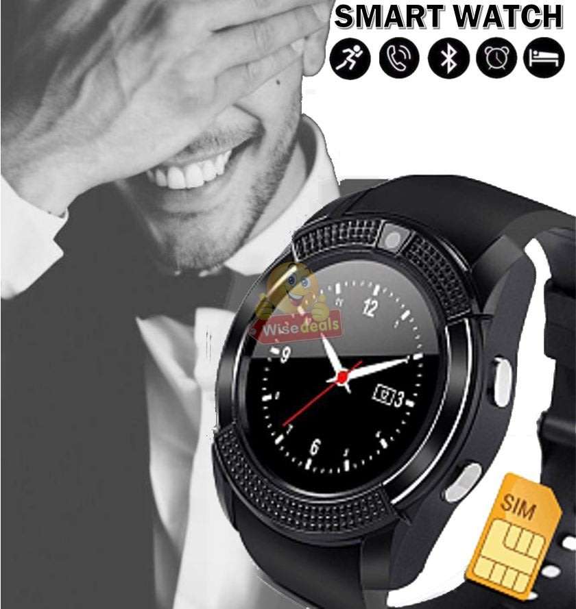 Professional Smart Watch Phone, SIM CARD, Bluetooth, Camera, Sleep Monitor, SD Card, Pedometer etc.