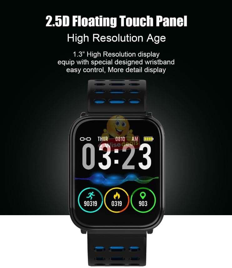 NEW BIGGER & BETTER Bluetooth Health Smart Watch - Monitor Heart Rate, Blood Pressure, Blood Oxygen