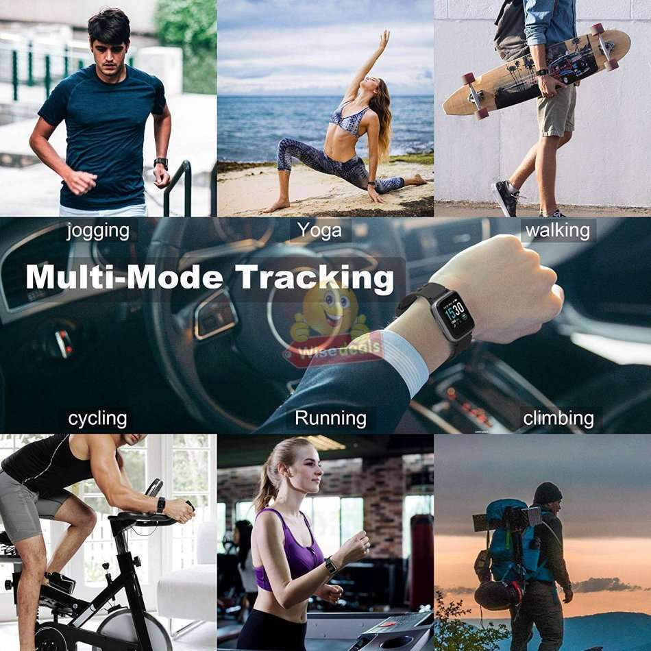 NEW BIGGER & BETTER Bluetooth Health Smart Watch - Monitor Heart Rate, Blood Pressure, Blood Oxygen