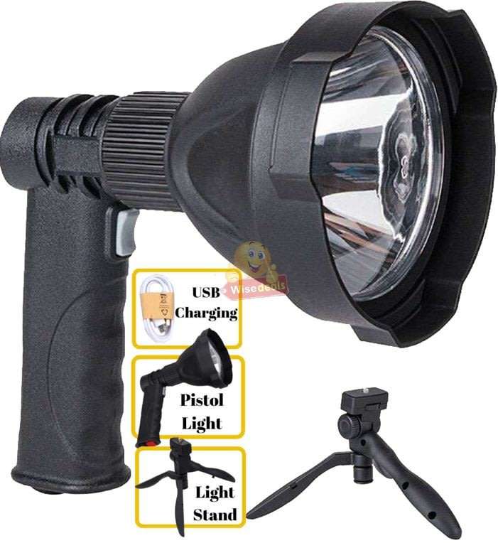 Super Far Distance 4000mAh LED Pistol Light