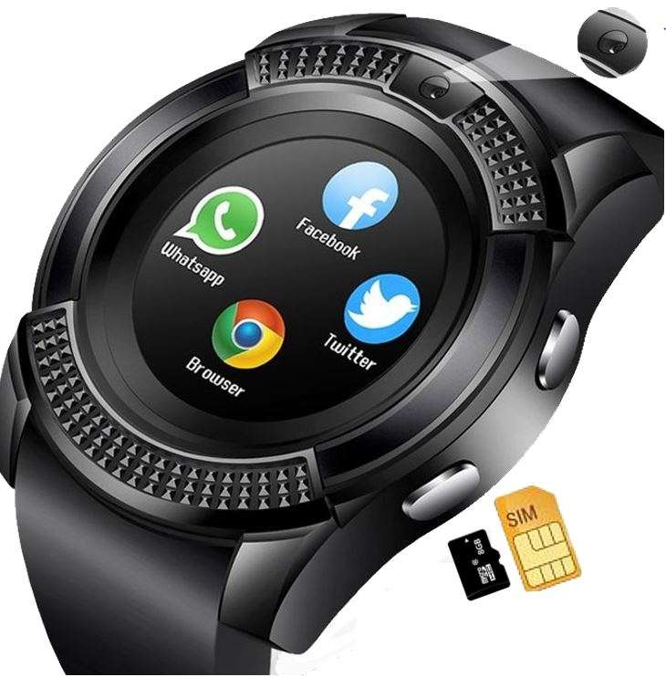Professional Smart Watch Phone, SIM CARD, Bluetooth, Camera, Sleep Monitor, SD Card, Pedometer etc.