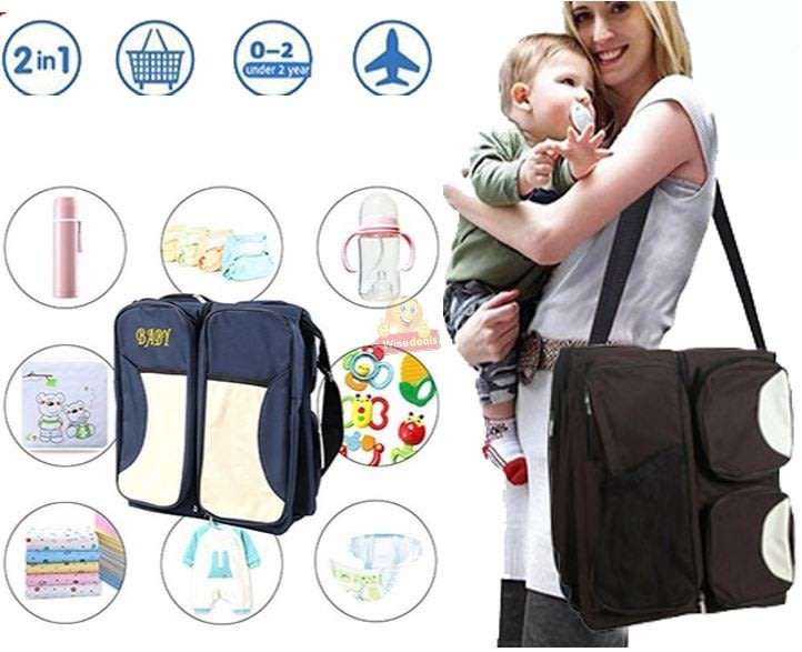 3 in 1 Baby Travel Bed and Bag  Soft, Comfortable, Easy, Simple from Bag to Bed & Changing Station