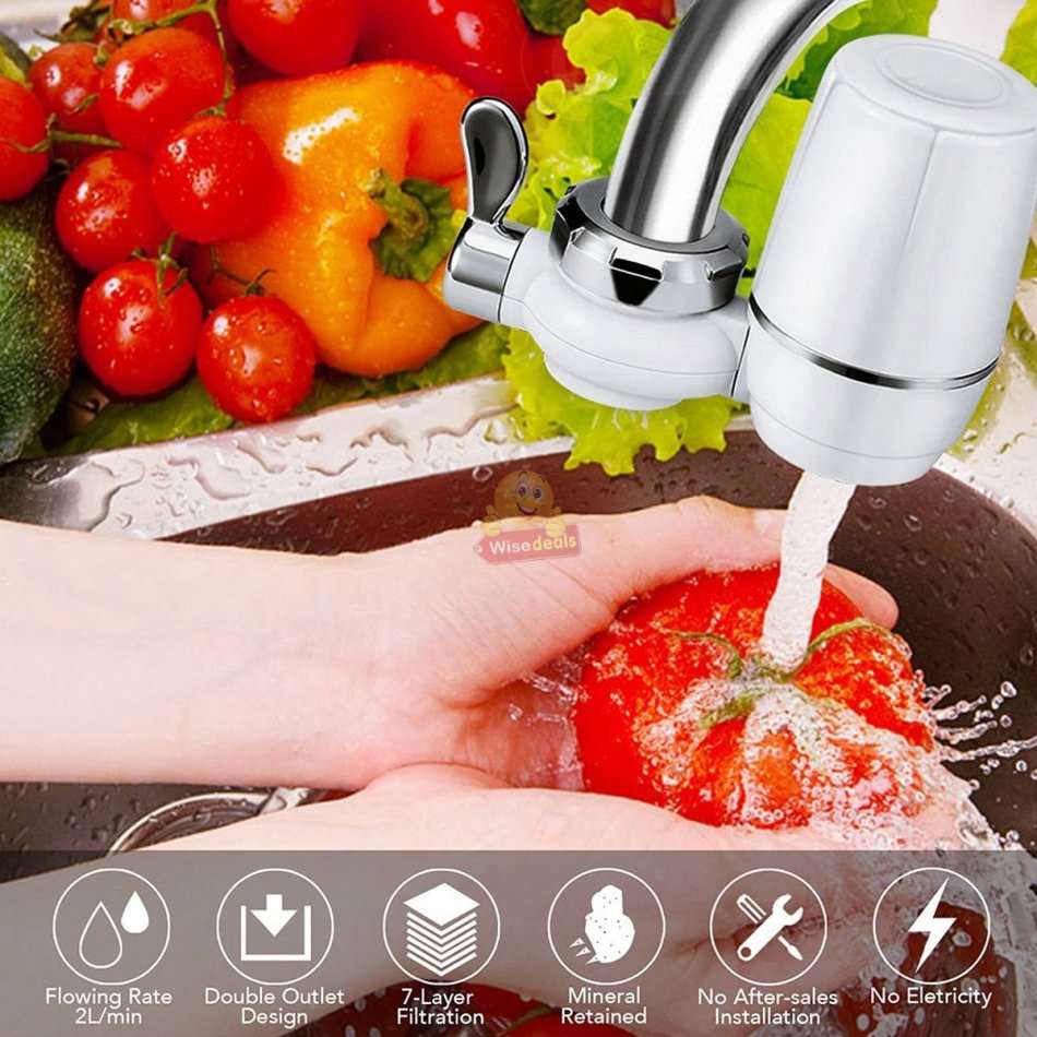 7-Layer Deep Filtration Water Purifier Faucet Kit for Clean Healthy Tap Water