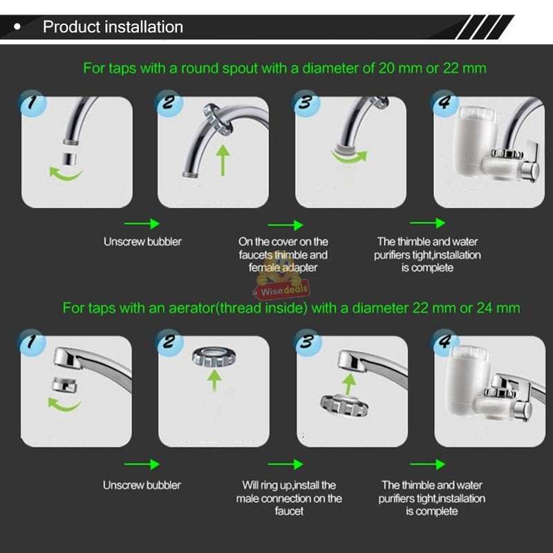 7-Layer Deep Filtration Water Purifier Faucet Kit for Clean Healthy Tap Water