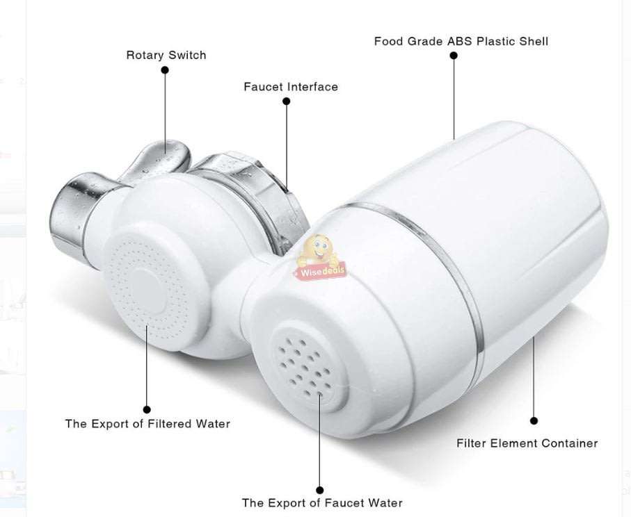 7-Layer Deep Filtration Water Purifier Faucet Kit for Clean Healthy Tap Water