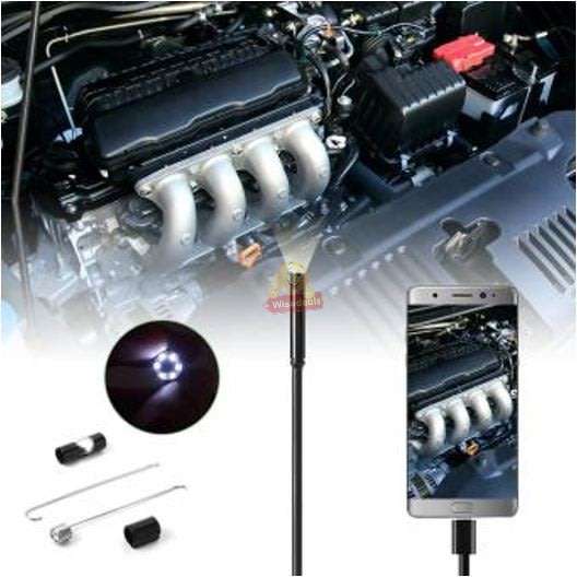 3-in-1 HD Type-C, Micro USB & PC Endoscope Camera & Video Camera  5 meters