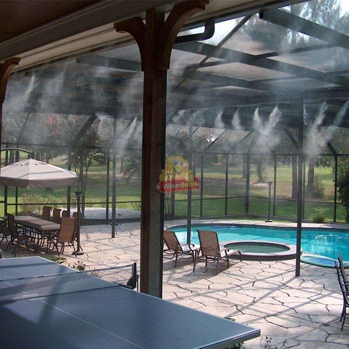 10m Pre-assembled Outdoor Misting System, Perfect for Cooling your Outdoor Living Areas