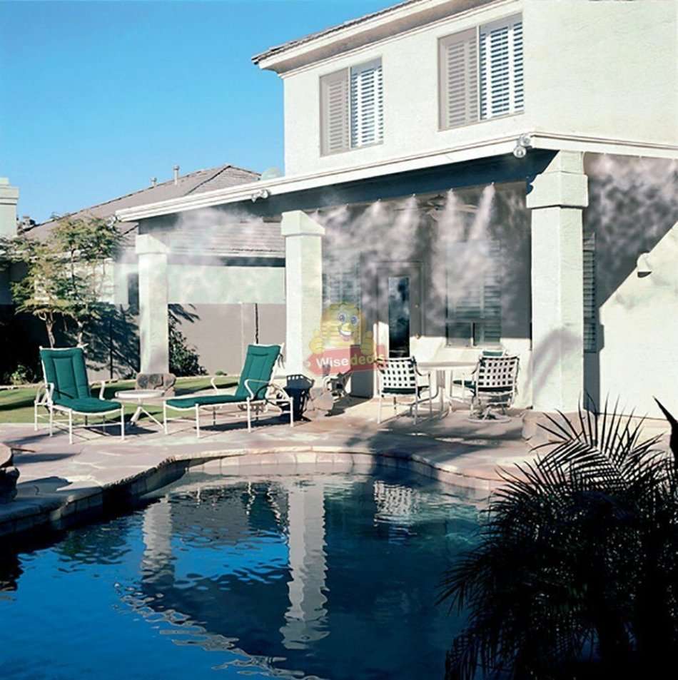 10m Pre-assembled Outdoor Misting System, Perfect for Cooling your Outdoor Living Areas