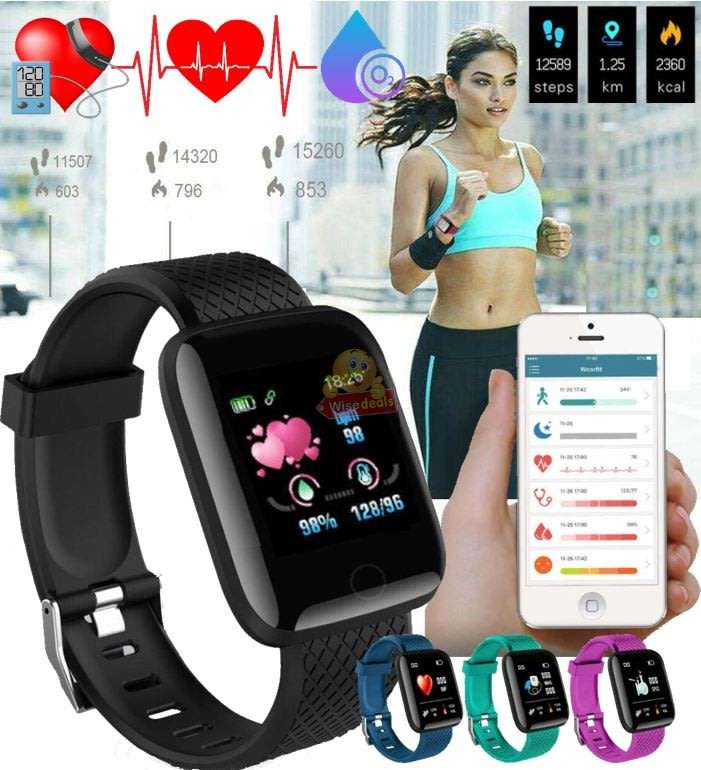 NEW Bluetooth Health Smart Watch - Monitor Heart Rate, Blood Pressure, Blood Oxygen