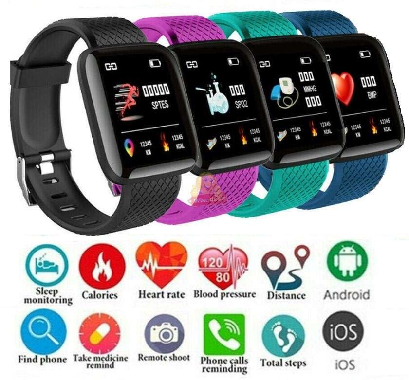NEW Bluetooth Health Smart Watch - Monitor Heart Rate, Blood Pressure, Blood Oxygen