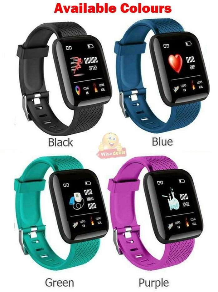 NEW Bluetooth Health Smart Watch - Monitor Heart Rate, Blood Pressure, Blood Oxygen