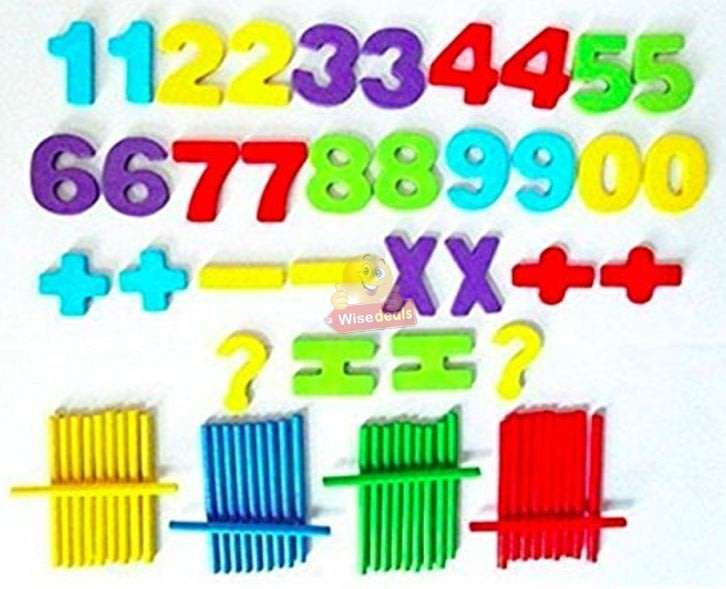 Eco-Friendly Wooden Computation Study Box set is a visual way of teaching maths & colours