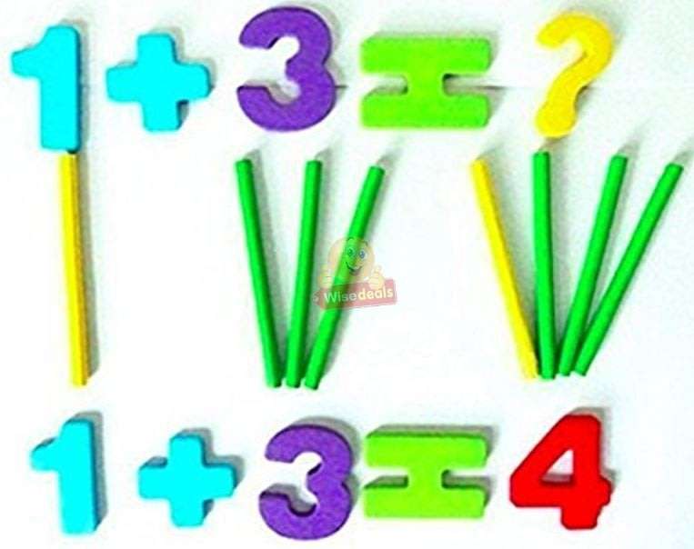 Eco-Friendly Wooden Computation Study Box set is a visual way of teaching maths & colours